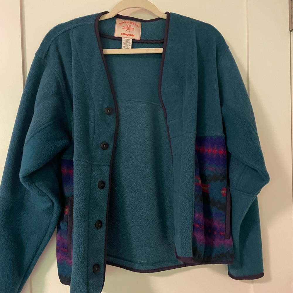 Vintage RARE Synchilla cardigan.